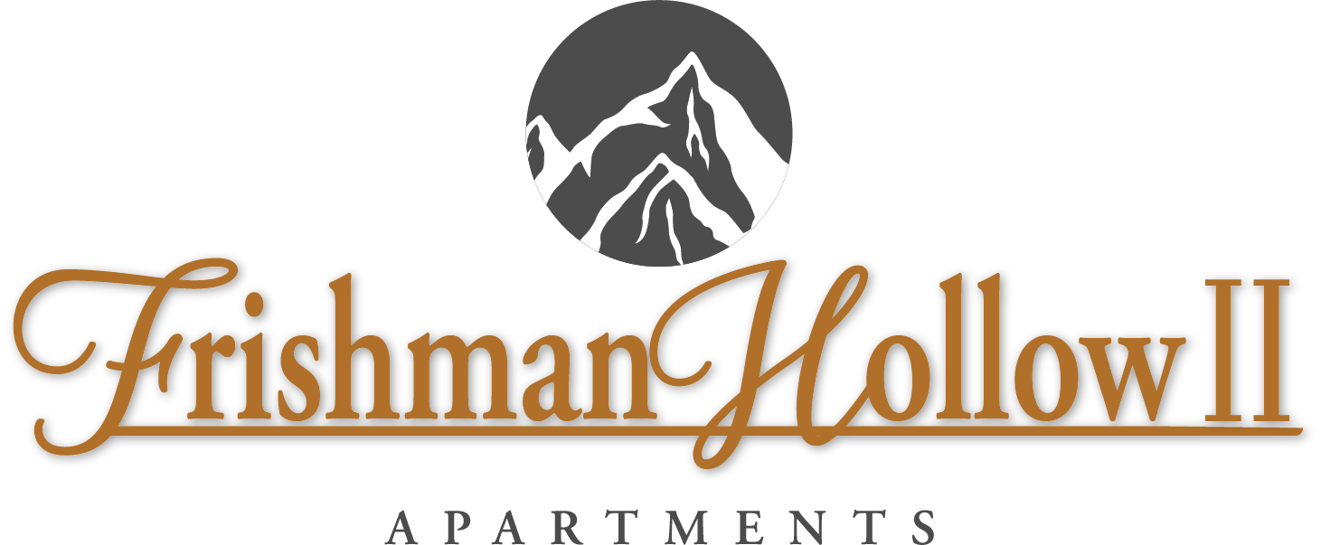 a logo for a city with a mountain in the background
